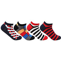 Bonjour Men's Secret -Length Bold Socks -Pack Of 4
