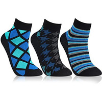 Bonjour Hush Puppies Men's Casual Socks - Pack Of 3, Free Size