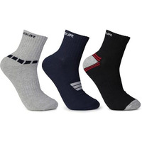 Bonjour Men's Performance Cushioned Socks | Ankle Length Sports Socks For Men's - Po3