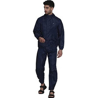 Wildcraft Polyester Men's Casual Style Solid Jacket (42359_Navy Blue_Large)