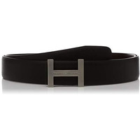 Tommy Hilfiger Men's Leather Belt (Pack On 1) (Th/Cristobalplusrev0103_Black/Brown_90Cm)