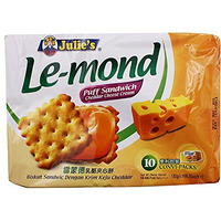 Julie's Lemond Puff Sandwich Cheddar Cheese Cream 180Gm