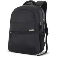 Lavie Sport 47Cm Osprey 28 Litres Laptop Backpack For Men & Women | Business Laptop Bag | Upto 15.6" Notebook/Macbook Compatible (Black)