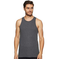 Macroman M-Series Exquizite - Derby Classic Vest For Men|100% Cotton|Pack Of: 1 Black Melange