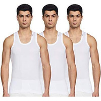 Rupa Frontline Men's Cotton Vest (Fl Vest Wht_White_Xl)(Pack Of 3)