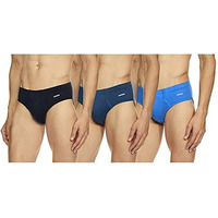Rupa Frontline Plain Brief For Men, 100% Cotton Material, Inner Elastic, Pack Of 3