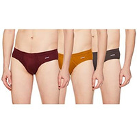 Rupa Frontline Plain Brief For Men, 100% Cotton Material, Inner Elastic, Pack Of 3