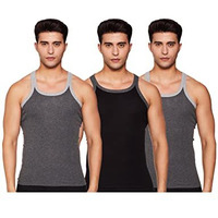 Rupa Men's Solid Regular Vest (Pack Of 3) (Rjnjnogv5C3P00095_Multiple Xl)