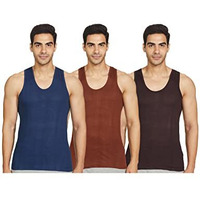Rupa Jon Men's Modern Regular Fit Solid Vest (Rjnjnvxxrn3P00095_Multiple_Xl)