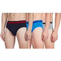 Rupa Jon Men's Cotton Brief (Pack Of 3)(8903978687582_Jn Brief_100_Navy/Sky/Airf)