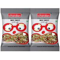Chandan Mouth Freshener Mint Sweet Mukhwas 100% Natural | Pack Of 4 | 200G | Contains Fennel Mixed With Spices