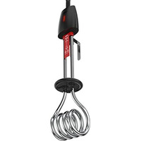 Gm Immersion Rod Water Heater With Bucket Guard 1000W 6 Amp Plug Superior Copper Element Heat Resistant Handle Nickel Plated Prevents Corrosion Double Isi Certified 1.6M Cord 2 Years Warranty
