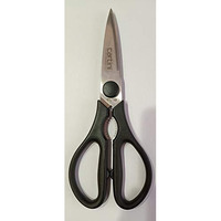 Godrej Cartini Scissors I For Kitchen Applications, Nuts Cracker, Cutting Leafy Vegetable I Cutting Milk Pouches, Sachets I 8" High Grade Stainless Steel Blade I 1 Year Warranty