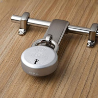 Godrej Locks I Padlock 7 Levers 75 Mm I 3 Keys I Padlock For Main Door I Gate Lock I Lock For Tool Box, Shutters, Shops & Offices I Strong Hardened Corrosion Resistant Shackle I 1 Year Warrenty
