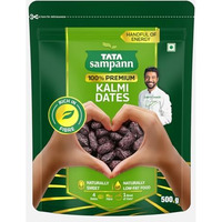 Tata Sampann Premium Kalmi Dates/Khajoor, 500G, Rich In Fibre, Naturally Sweet, Naturally Low-Fat Food