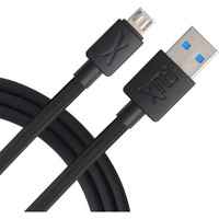Flix (Beetel Usb To Micro Usb Pvc Data Sync & 2A Fast Charging Cable, Made In India, 480Mbps Data Sync, Solid Cable, 1 Meter Long Usb Cable For Micro Usb Devices (Black)(Xcd-M11)