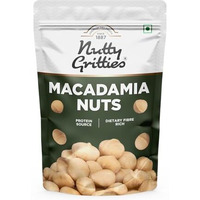 Nutty Gritties Premium Raw Macadamia Nuts 100G | Resealable Pouch