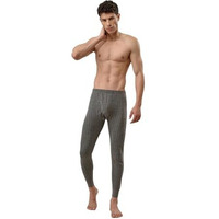 Lux Inferno Men's Slim Fit Grey Thermal Bottom Wear L