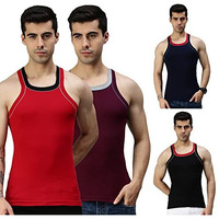 Lux Cozi Men's Cotton Vest (Pack Of 4) (8904209872081_Cozi_Xylo_666_Col_85 Prints May Vary)