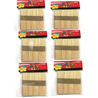 Gold Leaf Ice Cream Sticks 300 Pcs Wooden Ice Cream Sticks Popsicle Sticks (Pack Of 300 Pcs)