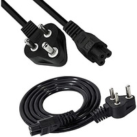Storite 1.5M Black 3 Pin Laptop Power Cable 18Awg Universal Replacement For Charger Adapter Power Cord For Laptop