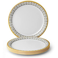Superware | Pure Melamine | Dinner Plate Set  Forgetmenot 11 (6 Nos.) | Stain Free, Glazed Finish