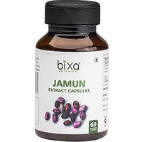 Bixa Botanical Jamun Extract 5% Bitters 60 Veg Capsules (450Mg) | Supports Low Sugar Levels, Prevents Tissue Damage, Reduces Thirst, Aids Digestion | Pack Of 1