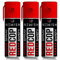 Newish Red Cop Powerful Pepper Spray Self Defence For Women (35 Gm) - Pack Of 3