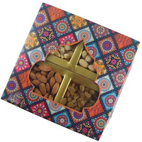 Leeve Dry Fruits Exquisite Dryfruits Gift Box|Assortment Of Nuts & Dried Fruits|Festival Gift For Family & Friends|Pack Of 200G|Combo Pack Of Almonds,Cashews,Raisins,Pista|Festive Celebration