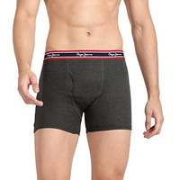 Pepe Jeans Innerwear Men's Cotton Trunks (Pack Of 2) (Clt02-02_Charcoal Melange_80-85_Charcoal Melange_85 Cm)