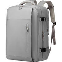 Red Lemon Bange Fissure Laptop Backpack For Men And Women | Multi-Compartment Water Resistant Business Travel Laptop Backpack (15.6) (Grey)