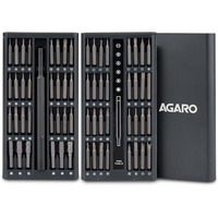Agaro 62 In 1 Mini Precision Screwdriver Set, Multifunction Magnetic Driver Bit, Pocket Tool Kit For Electronics, Tablet, Cellphone Repair