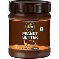 Disano Chocolate Peanut Butter Creamy, 350G, 23G Protein & 6.4G Dietary Fibre, Tasty & Healthy Chocolate Spread For Breakfast & Snacks, Made With Premium Roasted Peanuts, Zero Cholesterol & Trans Fat