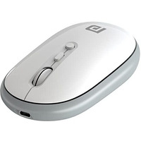 Portronics Toad Ii Bluetooth Mouse, With Bluetooth 5.0 & 2.4 Ghz Dual Wireless Connectivity, Rechargeable Battery, Adjustable Dpi Up To 1600 Compatible With Laptop, Macbook, Pc (Grey)