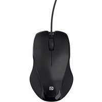 Portronics Toad 101 Wired Optical Mouse With 1200 Dpi, Plug & Play, Hi-Optical Tracking, 1.25M Cable Length, 30 Million Click Life(Black)