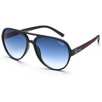 Irus 100% Uv Protected Sunglasses For Men | Size- Large | Shape- Aviator | Model- Irs1100C3Sg (Black)