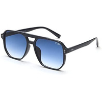 Irus 100% Uv Protected Sunglasses For Men | Size- Large | Shape- Square | Model- Irs1107C3Sg (Black)