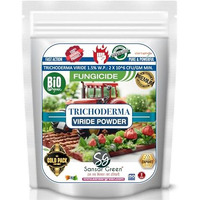 Sansar Green Trichoderma Fungicide - Viride Powder For Plants (2 X 10^8 Cfu Per Gram) Bio Fungicide - Prevents Fungal And Bacterial Diseases In Plants. (400 Gm)