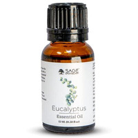 Sage Apothecary Eucalyptus Essential Oil For Helps To Hair Growth, Skin, Face, Acne Care, Aroma Diffuser, Home Fragrance - 15 Ml