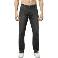 Thomas Scott Mens Mid Rise Clean Look Slim Fit Jeans (Tsj016_Dark Grey, 28)