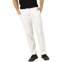 Thomas Scott Men White Smart Easy Wash Chino Trousers (White, 34)