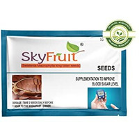 Sky Fruit Kadwa Badam | Bitter Almonds | Machine Cleaned & Hygienically Packed Unpeeled Seeds | Set Of 6 Packs (215 Seeds)