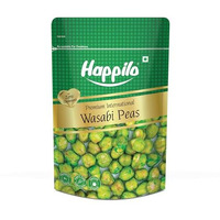 Happilo Premium International Wasabi Peas 160G, Versatile Snack, Crunchy Texture And Zesty Flavor, Nutrient Rich