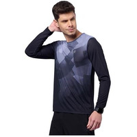 Domin8 100% Polyester Full Sleeve Sports Gym T Shirt For Men| Breathable Moisture Wicking Anti Odor Tshirt For Men| Running Workout| Casual Wear Men Tshirt Mens Tshirt T Shirts For Man