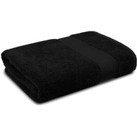 Trident 100% Cotton Towels For Bath | Towels For Bath Large Size | Trident Bath Towel - Soft & Absorbent | 450 Gsm | 1 Piece Bath Towel For Men/Women | Urban Comfort | 70 Cms X 140 Cms - Black