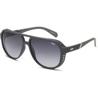 Idee Sunglasses| 100% Uv Protected | Gradient | Full Rim | Pilot | Men | Large | Matt Grey Polycarbonate Frame | Smoke Gradient Tac Lens