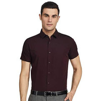 United Colors Of Benetton Men's Slim Shirt (5Ns13U008I906_Wine L)