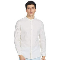 United Colors Of Benetton Men's Slim Shirt (5Ns09U008I902_Beige M)