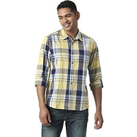 Pepe Jeans Men's Regular Fit Shirt (Pm308041043M_Yellow