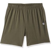 Max Men's Regular Fit Solid Lounge Shorts (Olive Green_Xl)